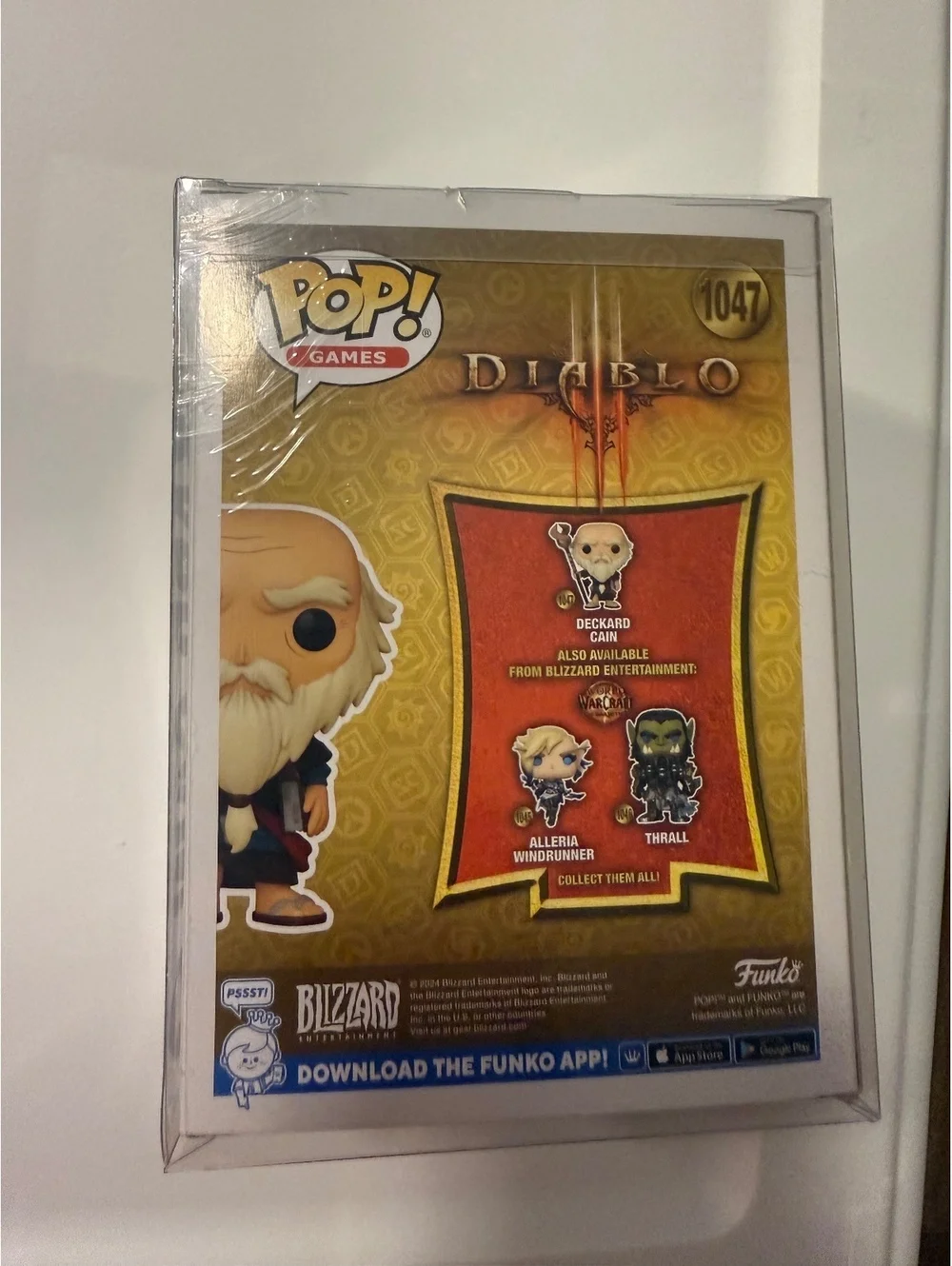 Funko Pop Deckard Cain #1047 Diablo Games Vinyl Figure